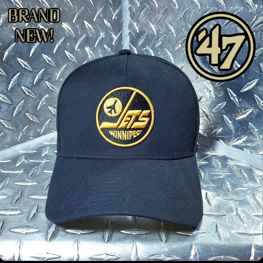 inaugural Winnipeg Jets 47 brand ball cap